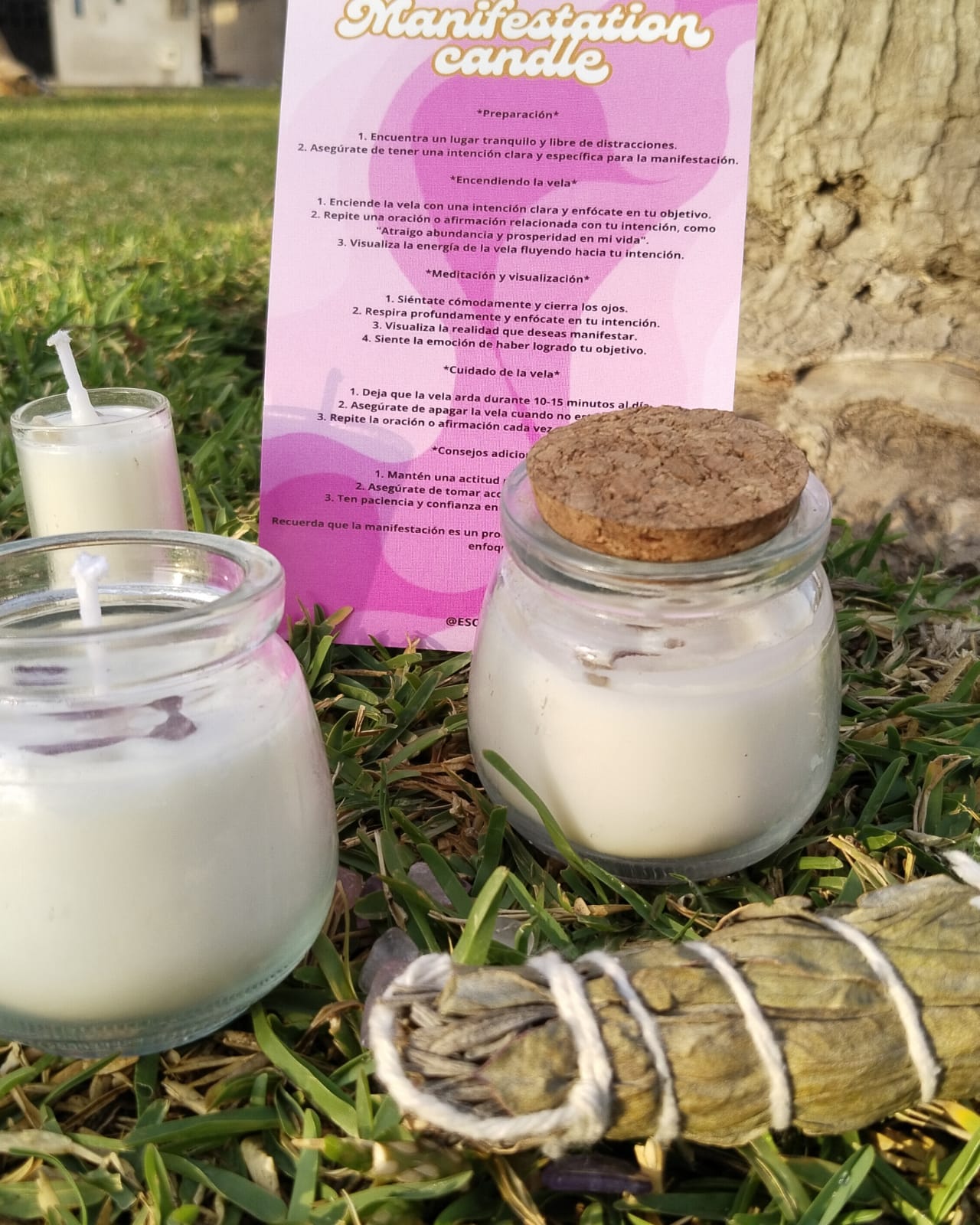VELA  PARA MANIFESTAR